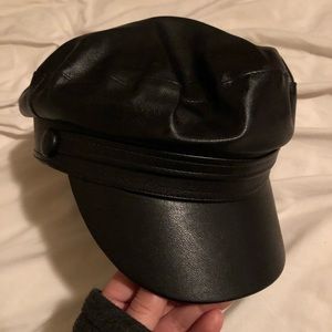 Black Newsboy hat